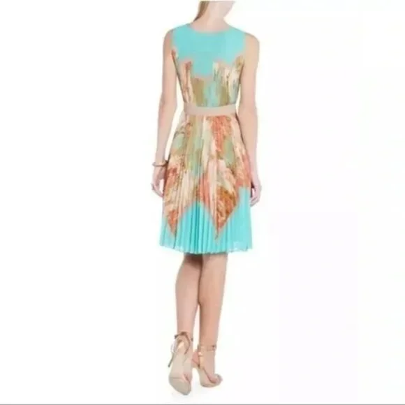 D-4. BCBGMaxazria Ksenia Dress Blue US 0 - Picture 3 of 5